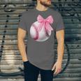 Cute Coquette Baseball Pink Bow Player & Fan Girls Unisex Jersey T-Shirt Cute Coquette Baseball Pink Bow Player & Fan Girls Unisex Jersey T-Shirt