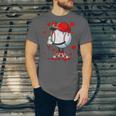 Cute Dripping Baseball Lover Valentines Day Boys Kids Unisex Jersey T-Shirt Cute Dripping Baseball Lover Valentines Day Boys Kids Unisex Jersey T-Shirt