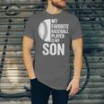 Cute Favorite Baseball Player Is My Son Women Men Unisex Jersey T-Shirt Cute Favorite Baseball Player Is My Son Women Men Unisex Jersey T-Shirt