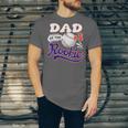 Dad Rookie Of Year 1st Birthday Baseball Theme Matching Unisex Jersey T-Shirt