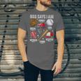 God Says I Am Baseball Player Catcher Pitcher Boys Men Unisex Jersey T-Shirt God Says I Am Baseball Player Catcher Pitcher Boys Men Unisex Jersey T-Shirt