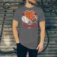 Happy Valentine’s Basketball Football Valentine Baseball Unisex Jersey T-Shirt
