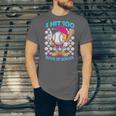 I Hit 100 Days Of School Baseball Ice Cream Drip Unisex Jersey T-Shirt I Hit 100 Days Of School Baseball Ice Cream Drip Unisex Jersey T-Shirt