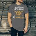 I'm Just Here For The Snacks And Commercials Baseball Unisex Jersey T-Shirt