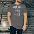 Jesus Saves Shirt Religious Christian Faith Baseball Unisex Jersey T-Shirt Jesus Saves Shirt Religious Christian Faith Baseball Unisex Jersey T-Shirt