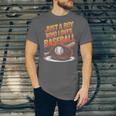 Just A Boy Who Loves Baseball Player Kids Unisex Jersey T-Shirt