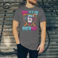 Kids Baseball Drip Bruh It's My 6th Birthday Boy Ice Cream Drip Unisex Jersey T-Shirt Kids Baseball Drip Bruh It's My 6th Birthday Boy Ice Cream Drip Unisex Jersey T-Shirt