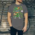 Leprechaun Playing Baseball Happy St Patricks Day Men Boys Unisex Jersey T-Shirt Leprechaun Playing Baseball Happy St Patricks Day Men Boys Unisex Jersey T-Shirt