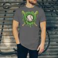 Lucky Shamrock Baseball Gloves Drip St Patrick's Day Boys Unisex Jersey T-Shirt Lucky Shamrock Baseball Gloves Drip St Patrick's Day Boys Unisex Jersey T-Shirt