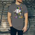 Mardi Gras Ice Cream Drip Baseball Carnival Party Mask Boys Unisex Jersey T-Shirt Mardi Gras Ice Cream Drip Baseball Carnival Party Mask Boys Unisex Jersey T-Shirt