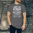 I May Be 70 Baseball Player 70th Birthday Party Unisex Jersey T-Shirt I May Be 70 Baseball Player 70th Birthday Party Unisex Jersey T-Shirt