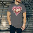 Melting Baseball Drip Heart Softball Player Lover Ice Cream Unisex Jersey T-Shirt Melting Baseball Drip Heart Softball Player Lover Ice Cream Unisex Jersey T-Shirt