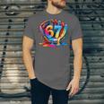 Number 67 Baseball Glove Ice Cream Drip Six Seven Meme Unisex Jersey T-Shirt Number 67 Baseball Glove Ice Cream Drip Six Seven Meme Unisex Jersey T-Shirt