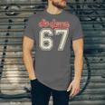 Number 67 Meme Six Seven Baseball Style Kids Boy Teen Unisex Jersey T-Shirt Number 67 Meme Six Seven Baseball Style Kids Boy Teen Unisex Jersey T-Shirt