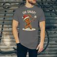 Oh Snap Gingerbreadman Baseball Christmas Men Boys Toddlers Unisex Jersey T-Shirt Oh Snap Gingerbreadman Baseball Christmas Men Boys Toddlers Unisex Jersey T-Shirt