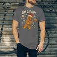 Oh Snap Gingerbreadman Christmas Baseball Unisex Jersey T-Shirt Oh Snap Gingerbreadman Christmas Baseball Unisex Jersey T-Shirt