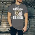 Proud Grandpa Of A 2026 Senior Baseball Graduation Leopard Unisex Jersey T-Shirt Proud Grandpa Of A 2026 Senior Baseball Graduation Leopard Unisex Jersey T-Shirt