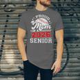 Proud Mom Of A 2026 Senior Baseball Graduation 2026 Unisex Jersey T-Shirt Proud Mom Of A 2026 Senior Baseball Graduation 2026 Unisex Jersey T-Shirt
