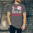 Retro 100 Days Of School Baseball Teacher Student 100 Days Unisex Jersey T-Shirt