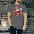 Santa Baseball Christmas Pajamas Xmas Men Boy Toddlers Unisex Jersey T-Shirt Santa Baseball Christmas Pajamas Xmas Men Boy Toddlers Unisex Jersey T-Shirt