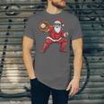 Santa Playing Baseball Baseball Lover Baseballer Xmas Unisex Jersey T-Shirt Santa Playing Baseball Baseball Lover Baseballer Xmas Unisex Jersey T-Shirt