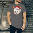 Santa Sports For Men Boys Christmas Baseball Player Unisex Jersey T-Shirt Santa Sports For Men Boys Christmas Baseball Player Unisex Jersey T-Shirt