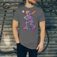 Skelton Playing Baseball Halloween Baseball Drip Boys Kids Unisex Jersey T-Shirt Skelton Playing Baseball Halloween Baseball Drip Boys Kids Unisex Jersey T-Shirt