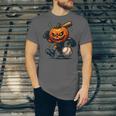 Spooky Halloween Scary Pumpkin Baseball Player Witchy Vibes Unisex Jersey T-Shirt Spooky Halloween Scary Pumpkin Baseball Player Witchy Vibes Unisex Jersey T-Shirt