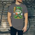 St Patricks Day Baseball Ice Cream Baseball Player Cartoon Unisex Jersey T-Shirt St Patricks Day Baseball Ice Cream Baseball Player Cartoon Unisex Jersey T-Shirt