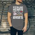 Stealing Hearts Like I Steal Bases Baseball Valentines Unisex Jersey T-Shirt Stealing Hearts Like I Steal Bases Baseball Valentines Unisex Jersey T-Shirt