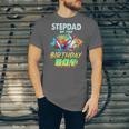 Stepdad Of The Birthday Boy Baseball Football Colorful Unisex Jersey T-Shirt Stepdad Of The Birthday Boy Baseball Football Colorful Unisex Jersey T-Shirt