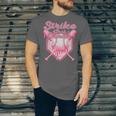 Strike Out Breast Cancer Baseball Drip For Boys Youth Unisex Jersey T-Shirt Strike Out Breast Cancer Baseball Drip For Boys Youth Unisex Jersey T-Shirt