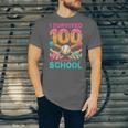 I Survived 100 Days Of School Baseball Ice Cream Drip Unisex Jersey T-Shirt