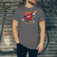 Valentines Day Baseball Dabbing Red Heart Love Boys Unisex Jersey T-Shirt Valentines Day Baseball Dabbing Red Heart Love Boys Unisex Jersey T-Shirt