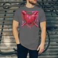 Valentines Day Baseball Red Heart Dab Boys Girls Kids Unisex Jersey T-Shirt