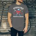 Valentines Day Baseball Stealing Hearts Bases Boys Kids Men Unisex Jersey T-Shirt Valentines Day Baseball Stealing Hearts Bases Boys Kids Men Unisex Jersey T-Shirt