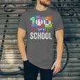 Women's 100 Days Of School Dripping Baseball Boys Kids Teacher Unisex Jersey T-Shirt