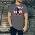 Women's Batter Patriotic American Flag Baseball Silks Unisex Jersey T-Shirt Women's Batter Patriotic American Flag Baseball Silks Unisex Jersey T-Shirt