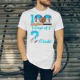 100 Days Of 2nd Grade Baseball 100th Day Of School Boys Kids Unisex Jersey T-Shirt