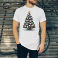 Baseball Christmas Tree Men Boys Youth Santa Sports Unisex Jersey T-Shirt