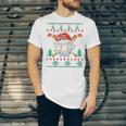 Baseball Christmas Ugly Sweater Santa Sport Men Kids Unisex Jersey T-Shirt