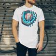 Baseball Drip Ice Cream Sprinkles Baseball Player Premium Tri-Blend Unisex Jersey T-Shirt