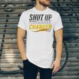 Baseball Fan Shut Up I'm Doing Game Changer Premium Tri-Blend Unisex Jersey T-Shirt