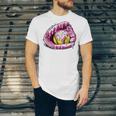 Baseball Glove Drip Shirt Ice Cream Dripping Girls Pocket Premium Unisex Jersey T-Shirt