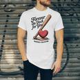 Baseball Valentine Forever On Deck For You Tee Unisex Jersey T-Shirt