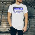 Blue Panther Baseball Home Plate Game Day Mascot Panther Unisex Jersey T-Shirt Blue Panther Baseball Home Plate Game Day Mascot Panther Unisex Jersey T-Shirt