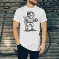 Frog Basketbal Men Women Grumpy Frog Playing Baseball Unisex Jersey T-Shirt Frog Basketbal Men Women Grumpy Frog Playing Baseball Unisex Jersey T-Shirt