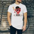 Heart Playing Baseball Valentine Baseball Unisex Jersey T-Shirt Heart Playing Baseball Valentine Baseball Unisex Jersey T-Shirt