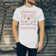 Ho Ho Homerun Baseball Ugly Christmas Sweater Party Hitter Unisex Jersey T-Shirt Ho Ho Homerun Baseball Ugly Christmas Sweater Party Hitter Unisex Jersey T-Shirt