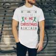 I’Ll Be Home For Christmas Baseball Ugly Sweater Art Unisex Jersey T-Shirt I’Ll Be Home For Christmas Baseball Ugly Sweater Art Unisex Jersey T-Shirt